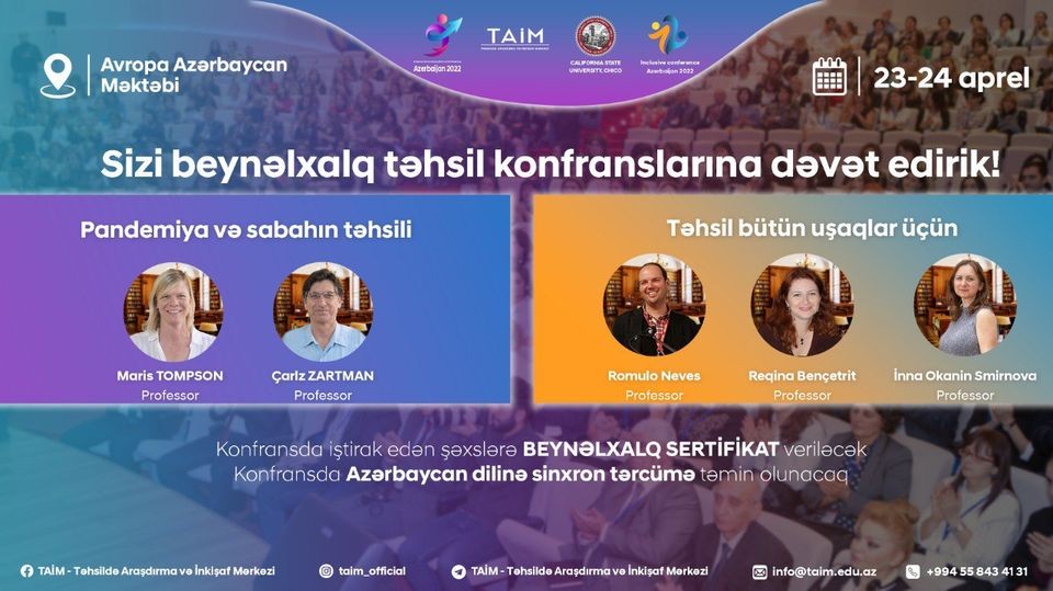 taim-sizi-23--24-aprel-tarixlerinde-kecirilecek-beynelxalq-tehsil--konfranslarina-devet-edir--